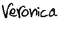 Veronica Blog sign